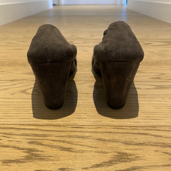 Stuart Weitzman Suede Wedges - Picture 4 of 5